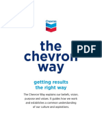 The Chevron Way: Our Beliefs, Vision and Values