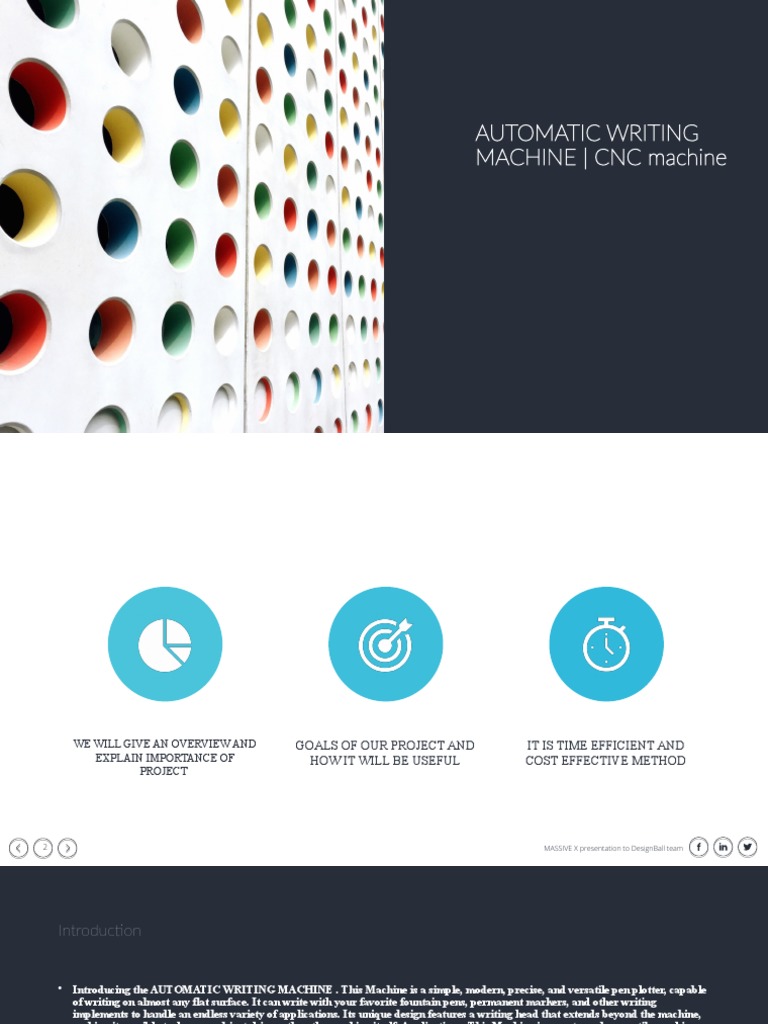 Automatic Writing Machine Overview | PDF | Electric Motor | Printer ...
