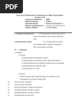 Download RPP KINEMATIKA GERAK LURUS by Yunus Erda SN52634533 doc pdf