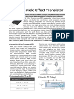 JFET Karakteristik dan Aplikasi