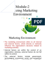 Module-2 Analyzing Marketing Environment