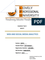 Academic Task 1 - Web and Social Media Analytics