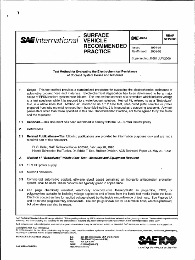 SAE StandardSAE Standard