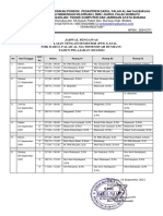 Jadwal Pengawas PTS Gasal