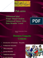 Pak-Aims: Muhammad Iqbal Waqar Ahmad Chauhan Muhammad Qumar Abbas Rana Sikandar Yousaf