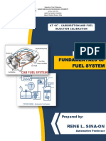 Fundamentals of Fuel System: Rene L. Sina-On