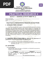 Practical Research 2: Department of Education