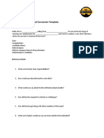 Reference Check to Lead Conversion