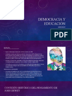Democracia y Educación