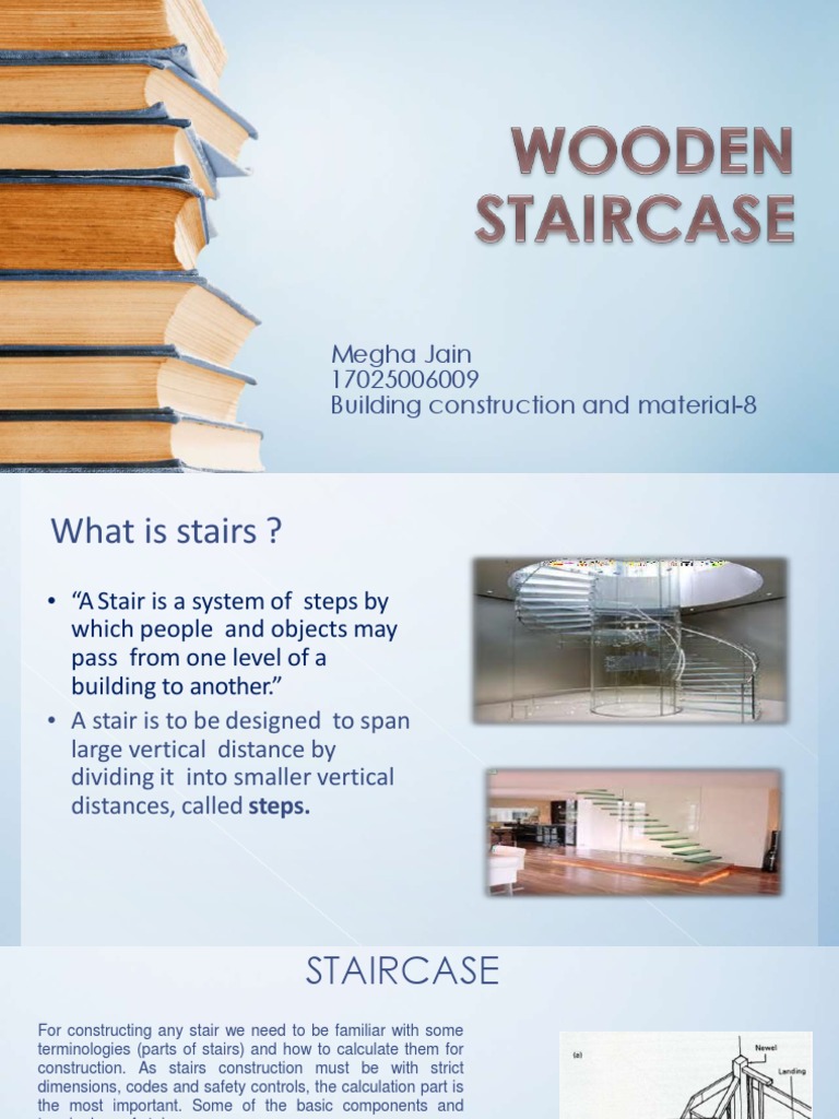 Wooden Staircase | PDF | Stairs | Architectural Elements