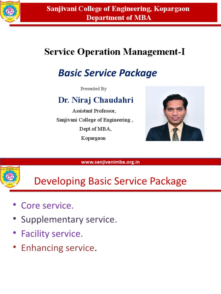Basic Service Package | PDF | Supply Chain | Performance Indicator