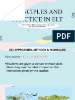 Principles and Practice in Elt: Lecturer's Name Madam Hadzrawiah BT Abu Kasim by Nurul Hanan BT Azmi