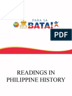 Readings in Philippine History Lesson 1