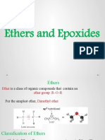 Ethers and Epoxides