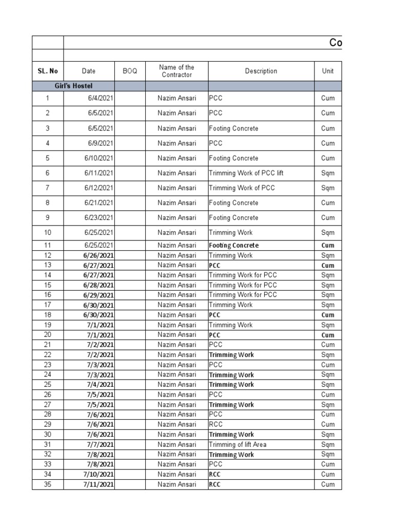 Construction Progress Report | PDF | Building Materials | Architectural ...