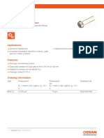 TO39 Ambient Light Sensor: Produktdatenblatt - Version 1.1