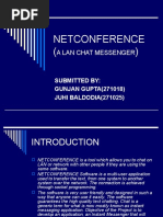 Netconference : A Lan Chat Messenger