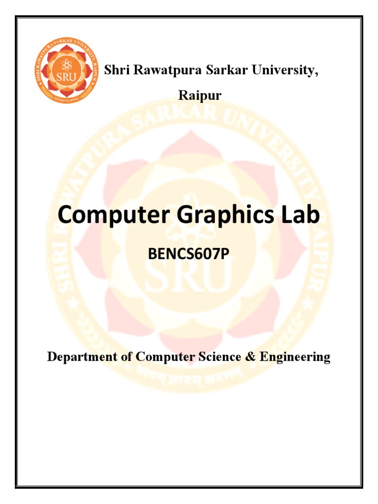 Computer Graphics Lab Manual PDF Science Computing