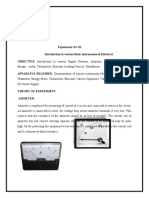 Lab Manual-Electrical Instrumentaion and Measrement