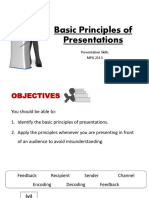 Basic Principles of Presentations