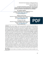 Imperative Implications of Job Analysis On Employees' Commitment of Public Sector Organizations in Cross River State Nigeria