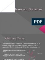 Taxes and Subsidies (Eco)
