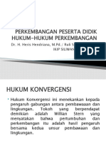 Perkembangan Peserta Didik Hukum Hukum Perkembangan