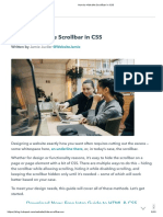 How To Hide The Scrollbar in CSS: Download Now: Free Intro Guide To HTML & CSS