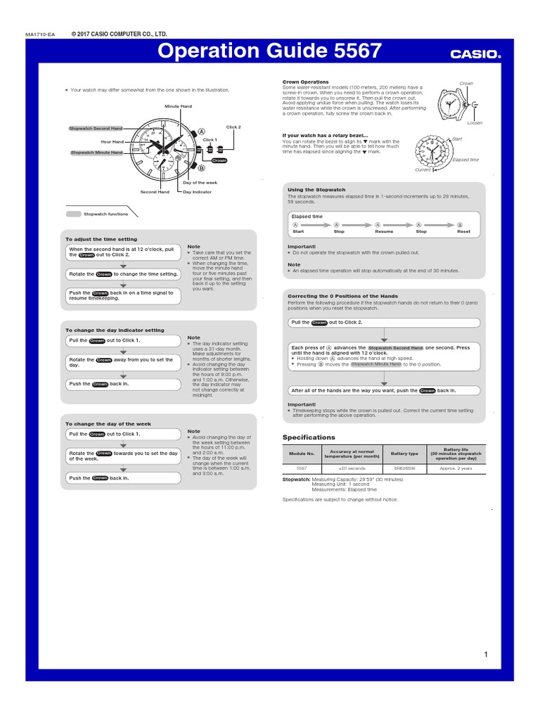 Casio Operation Guide 5590: Casio Qw 5590 Code Ville – UMRQGO