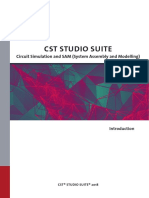 CST STUDIO SUITE - Circuit Simulation and SAM (System Assembly and Modelling)