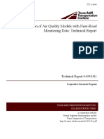 Evaluation of Air Quality Models with Near-Road Monitoring Data