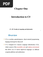 Chapter One: Ju, Jit, Faculty of Computing and Informatics