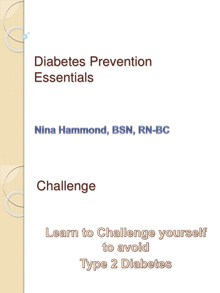 Diabetes Prevention Essentials Guide | PDF | Diabetes | Dieting