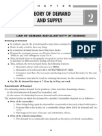 Theory of Demand and Supply