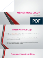 Menstrual Q Cup: by Amtrue India