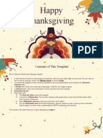 Happy Thanksgiving - by Slidesgo