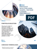 Portfolio Selection Using Sharpe, Treynor & Jensen Performance Index