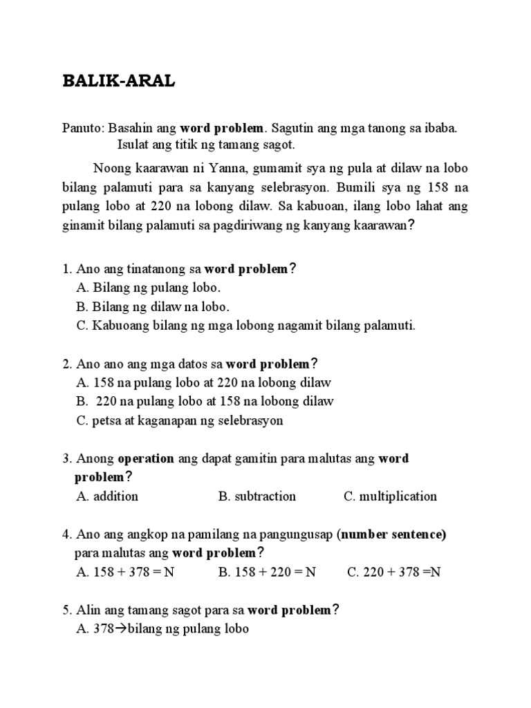 Paglutas (Solving) NG Non-Routine Problems Na Ginagamitan NG | PDF