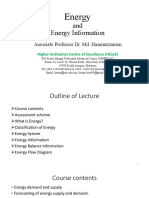 Energy Information for Decision Making