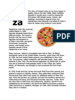 The History of Pizza Reading Comprehension Exercises Tests 115565