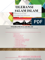 Toleransi Dalam Islam