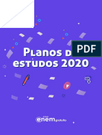 Plano de Estudos Extensivo 2020 Completo