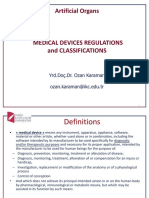 Medical Devices Regulations and Classifications
