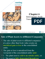 Advanced Accounting: Intercompany Profit Transactions - Plant Assets