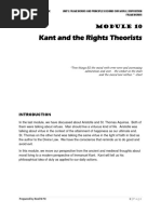 Kant and The Rights Theorists