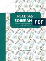 Recetas Soberanas Limoieza y Perfumeria EL BOSQUE