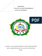 Proposal Yayasan Bayt El Makmur