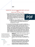 Criminal Law 1 Quiz Mar 18 Weqwrqr