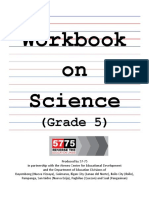 Workbook On Science Science: (Grade 5)
