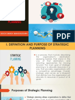 Performance Management Planning and Strategic Planning
